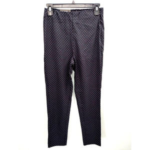 Who what wear black and white Polka-dot pants in size 4